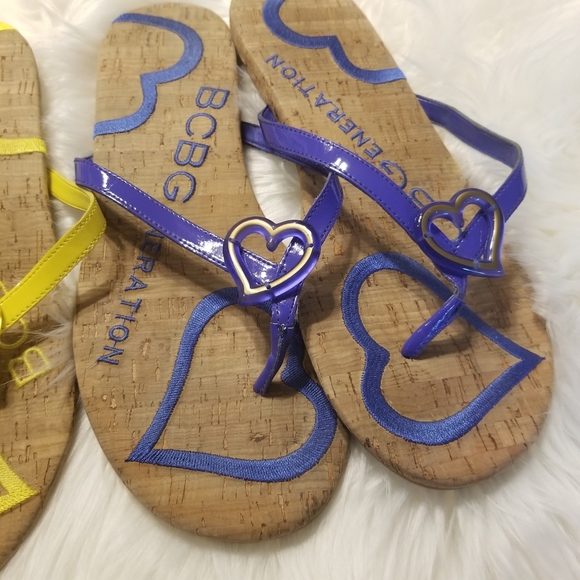 Bcbgeneration sz 9.5 Wild Thong Sandals - Picture 4 of 7
